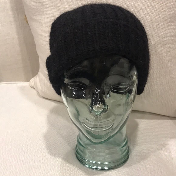 NEW Zadig & Voltaire sequin black knit hat- unisex - Picture 2 of 7
